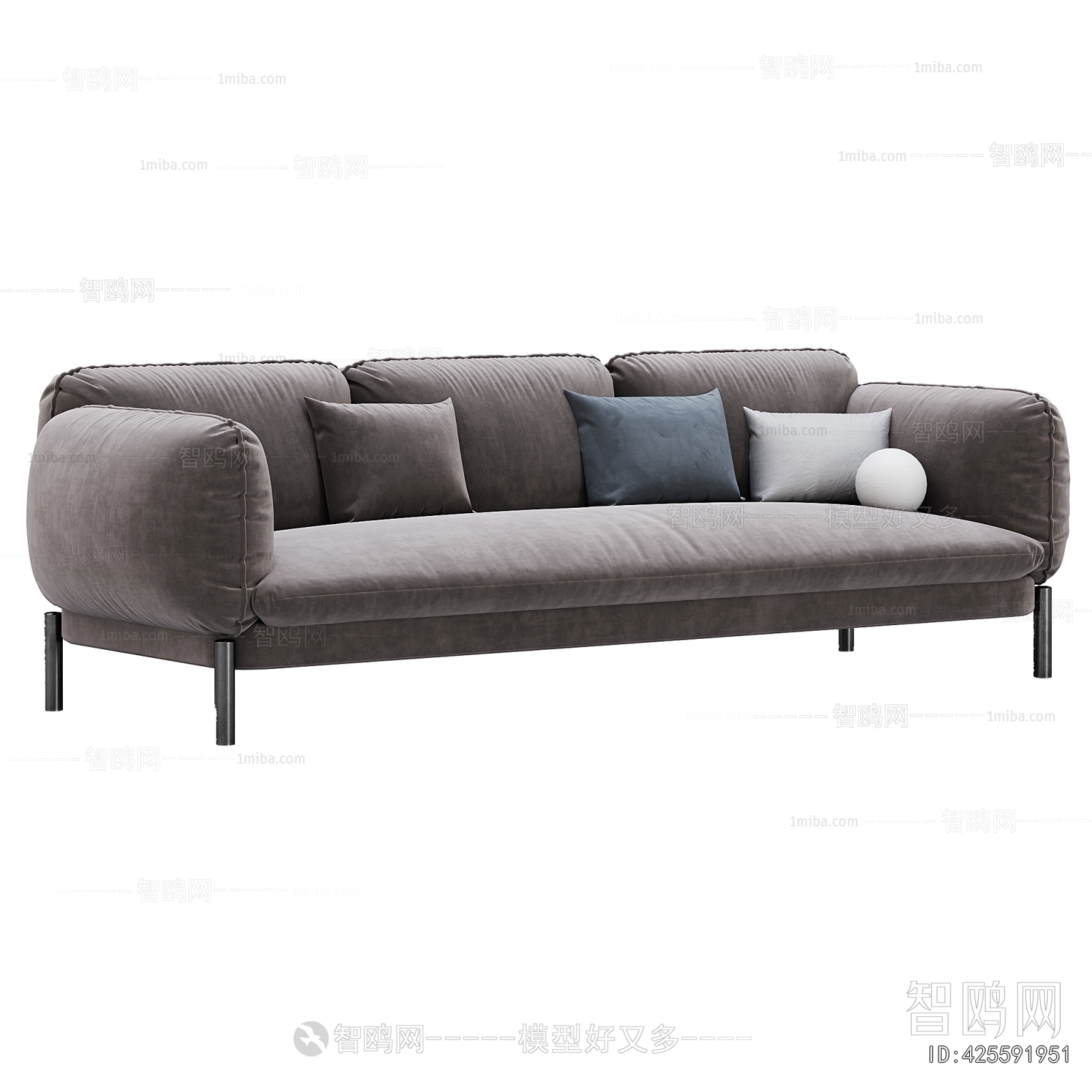 Modern Multi Person Sofa