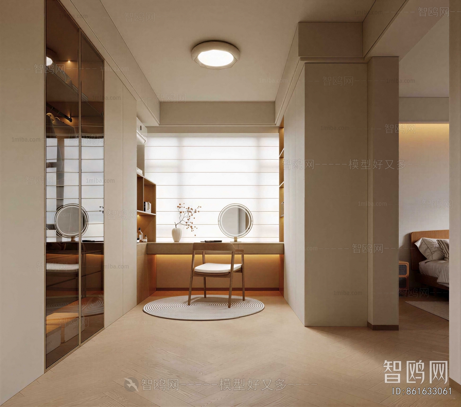 Modern Clothes Storage Area