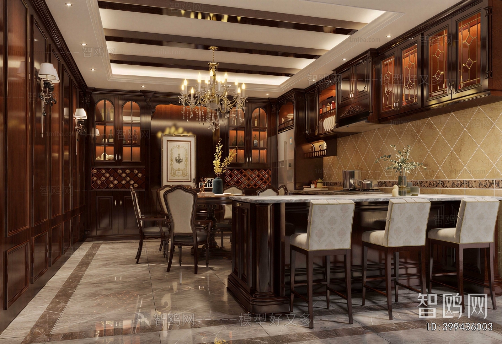 European Style Dining Room