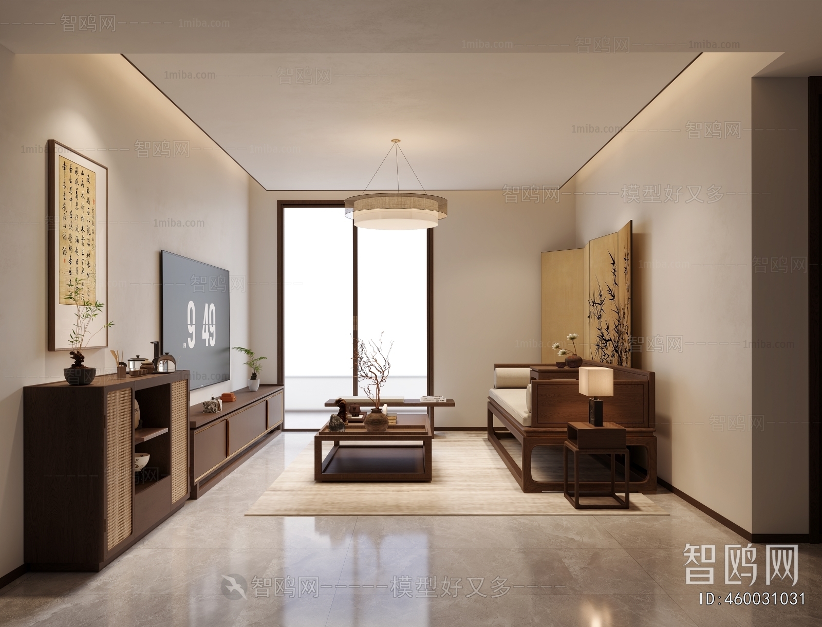 New Chinese Style Bedroom