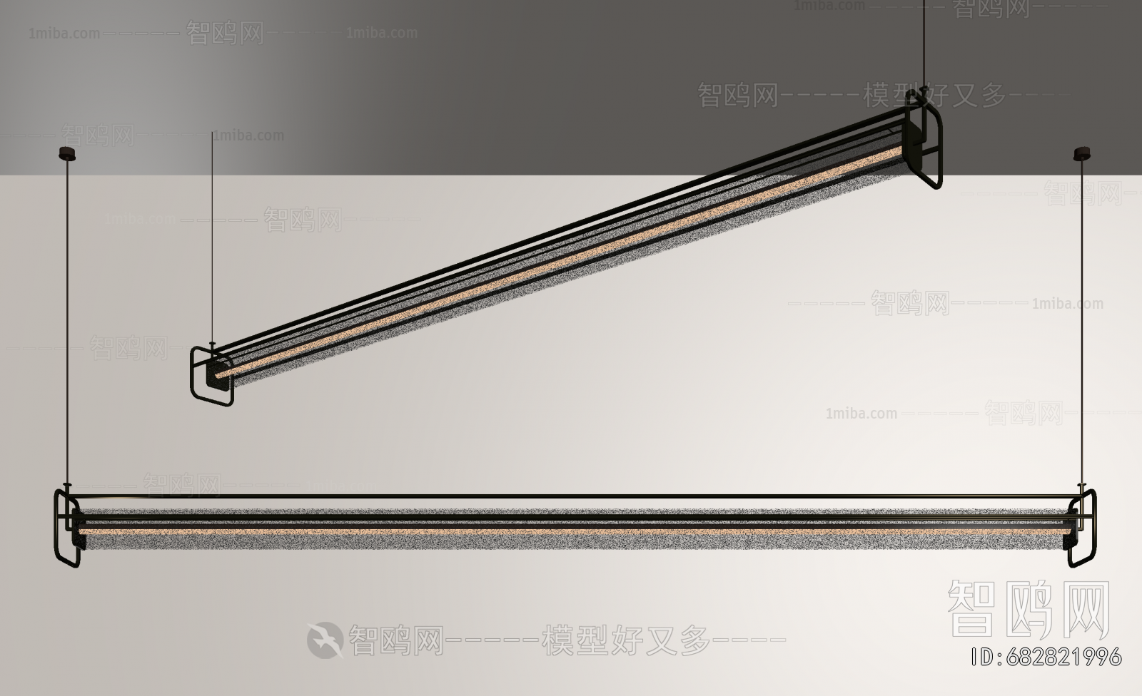 Modern Long Chandelier