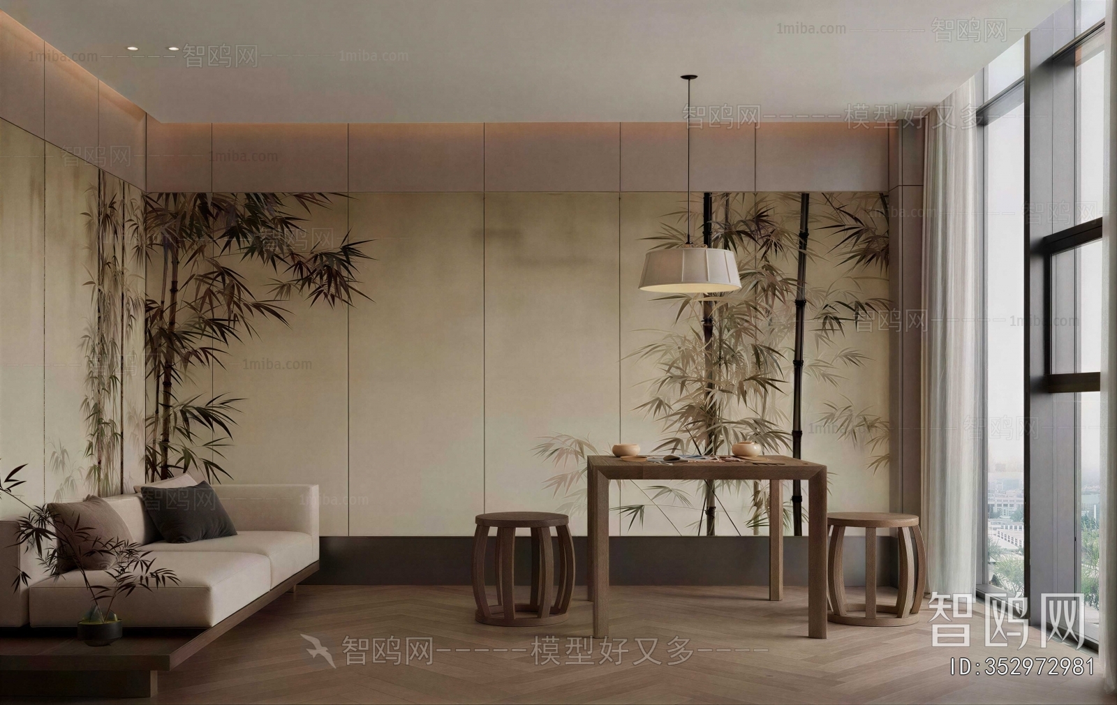 New Chinese Style Chess And Card Room