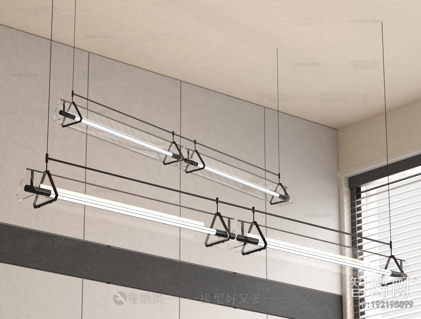 Modern Long Chandelier