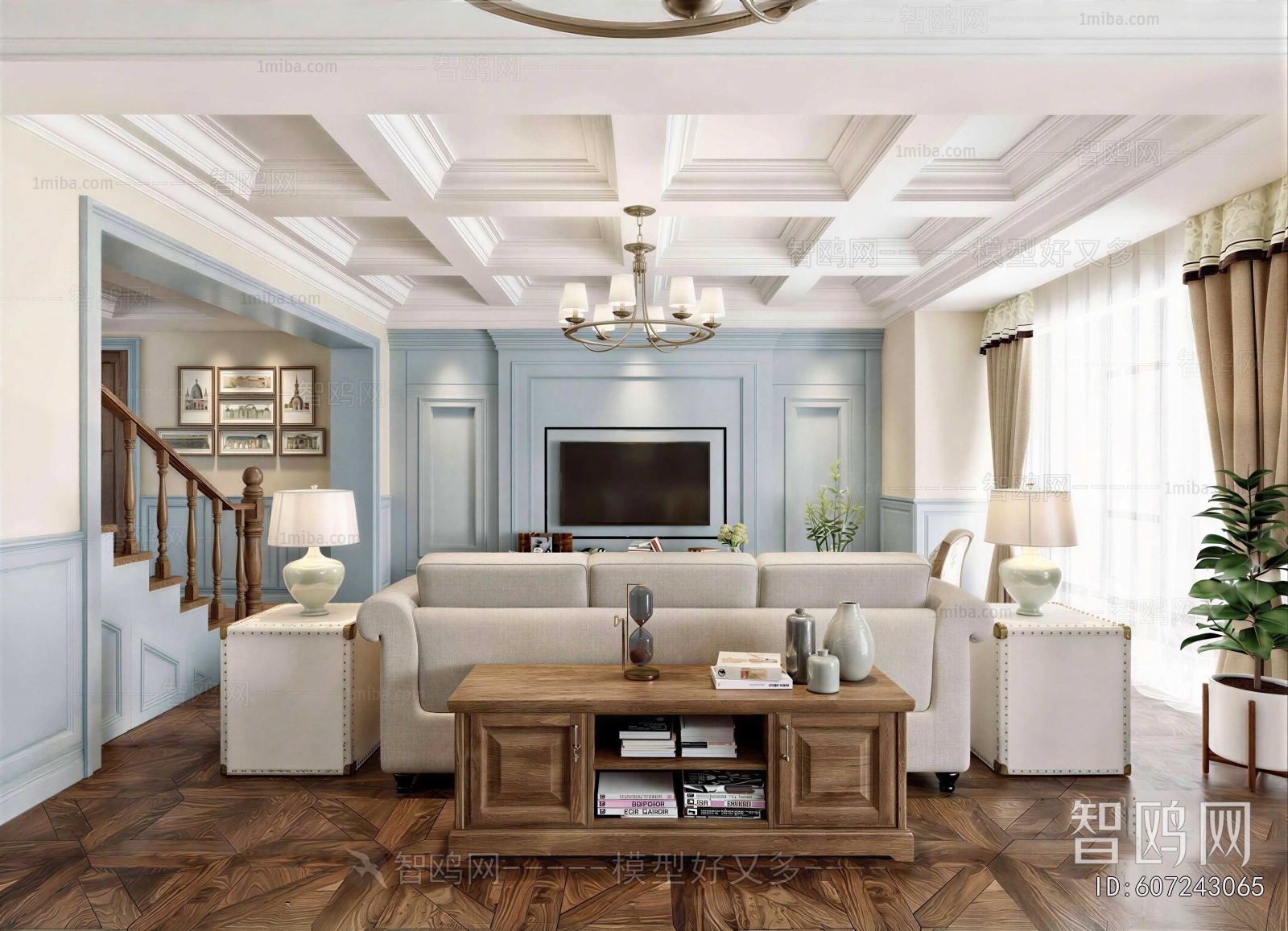 American Style A Living Room