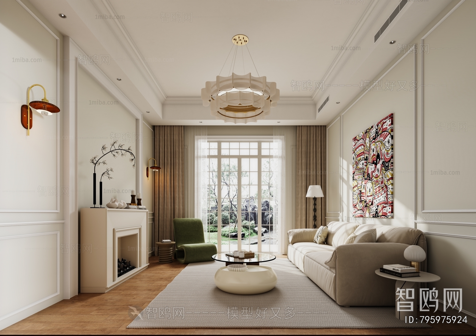 French Style A Living Room