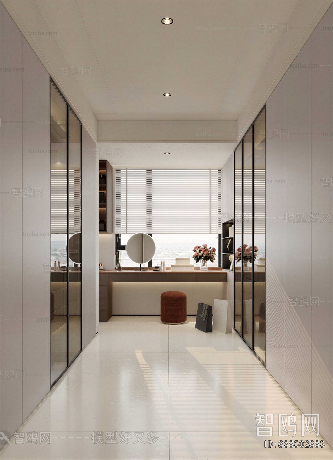 Modern Clothes Storage Area