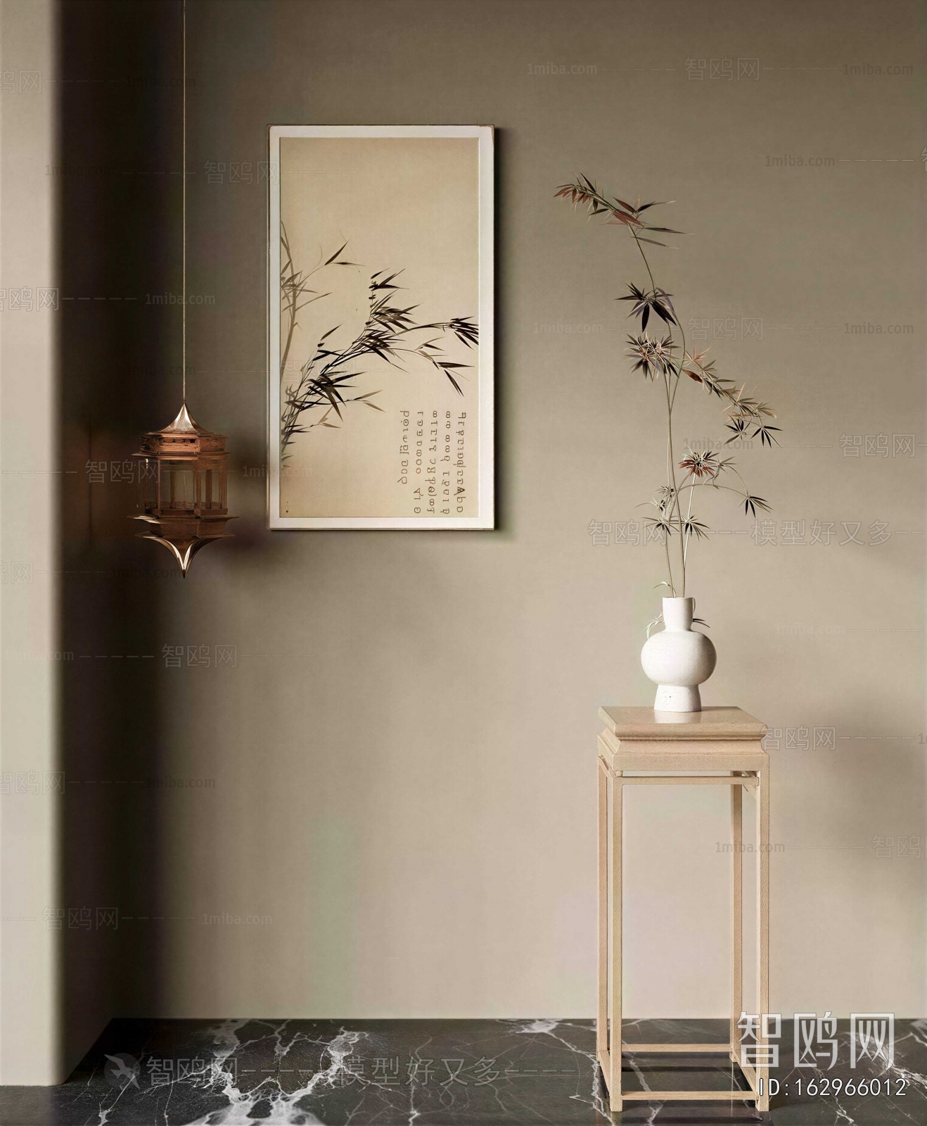 New Chinese Style Aquatic Green Plant