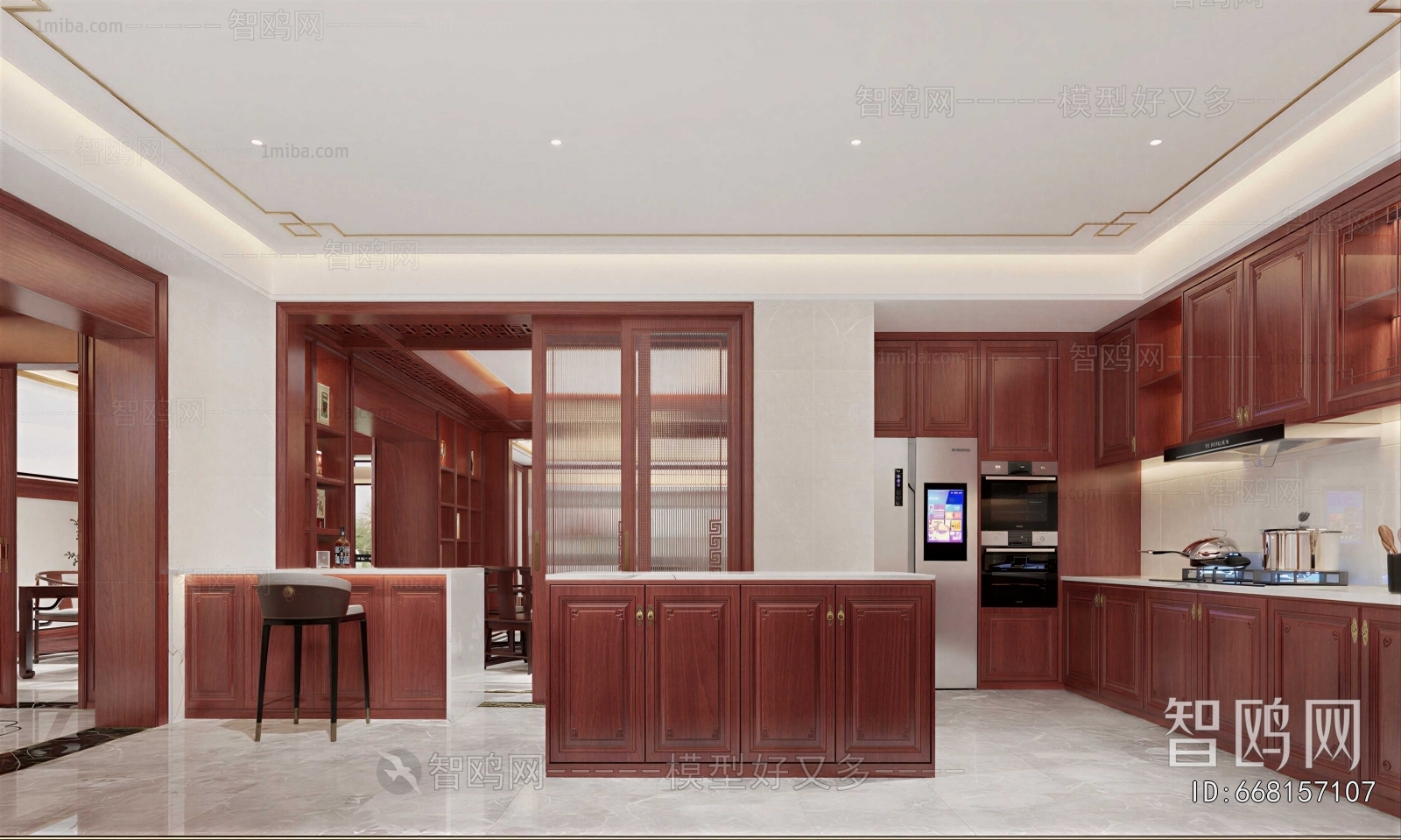 New Chinese Style The Kitchen