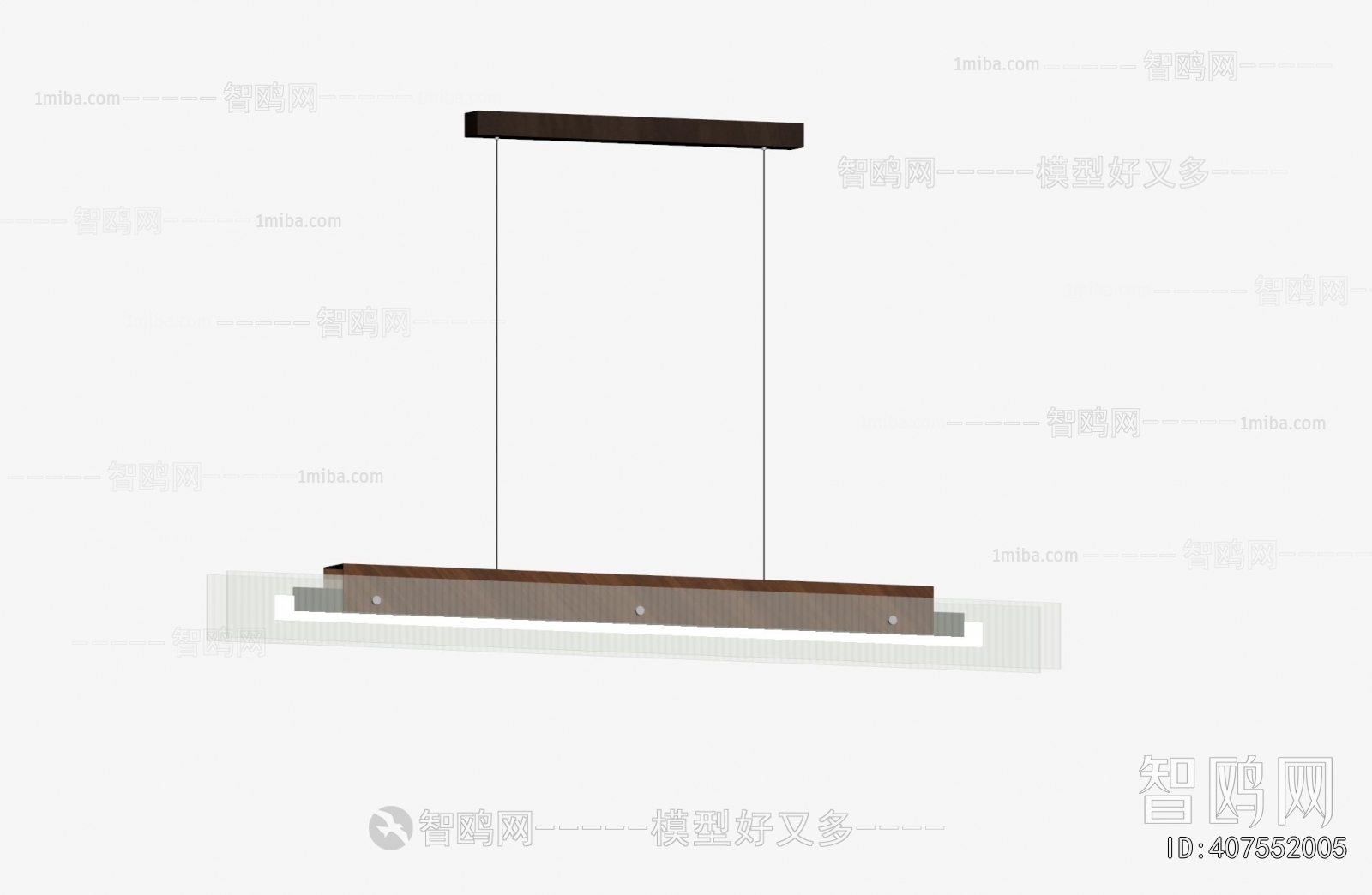 Modern Long Chandelier