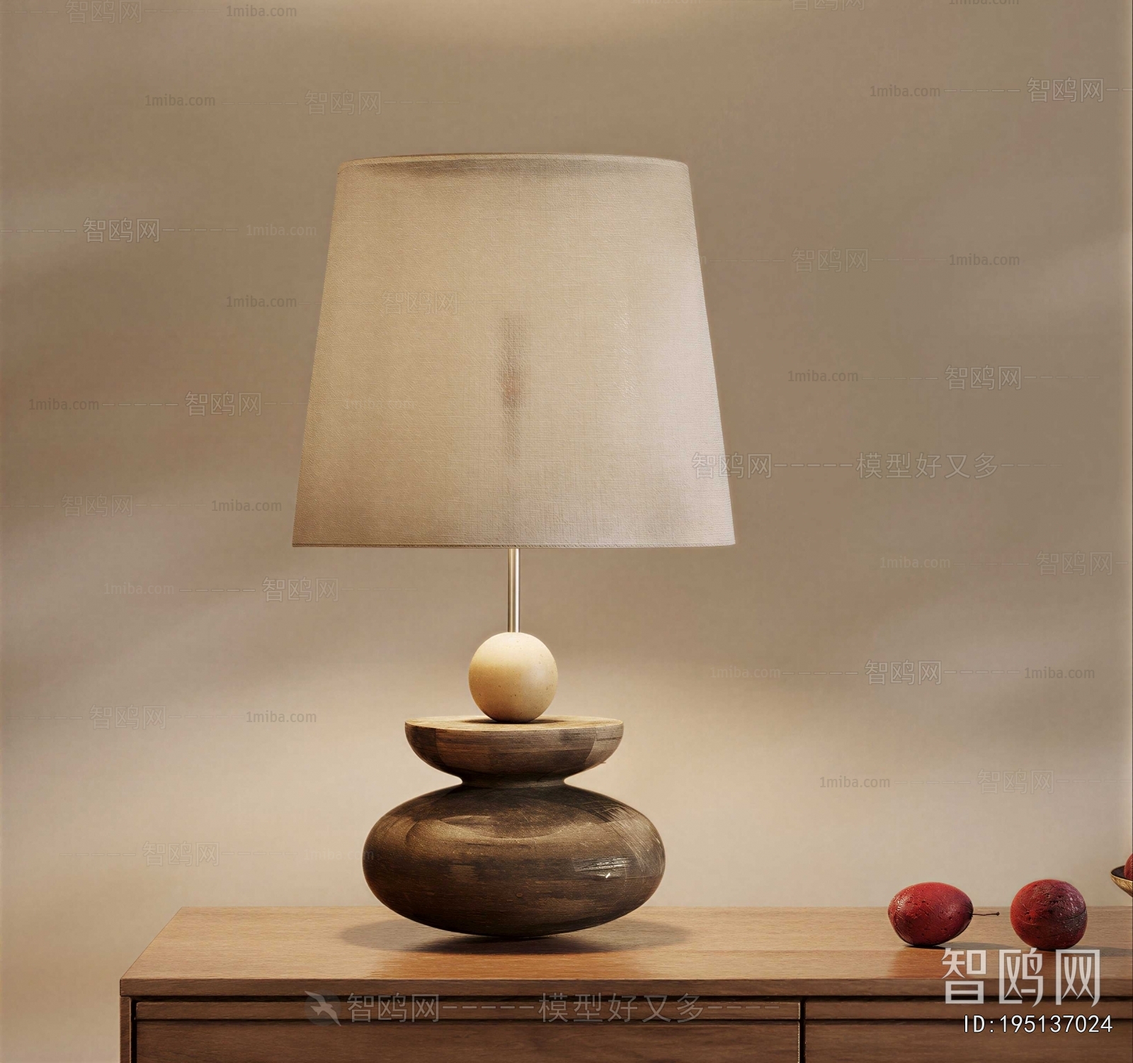 Wabi-sabi Style Table Lamp