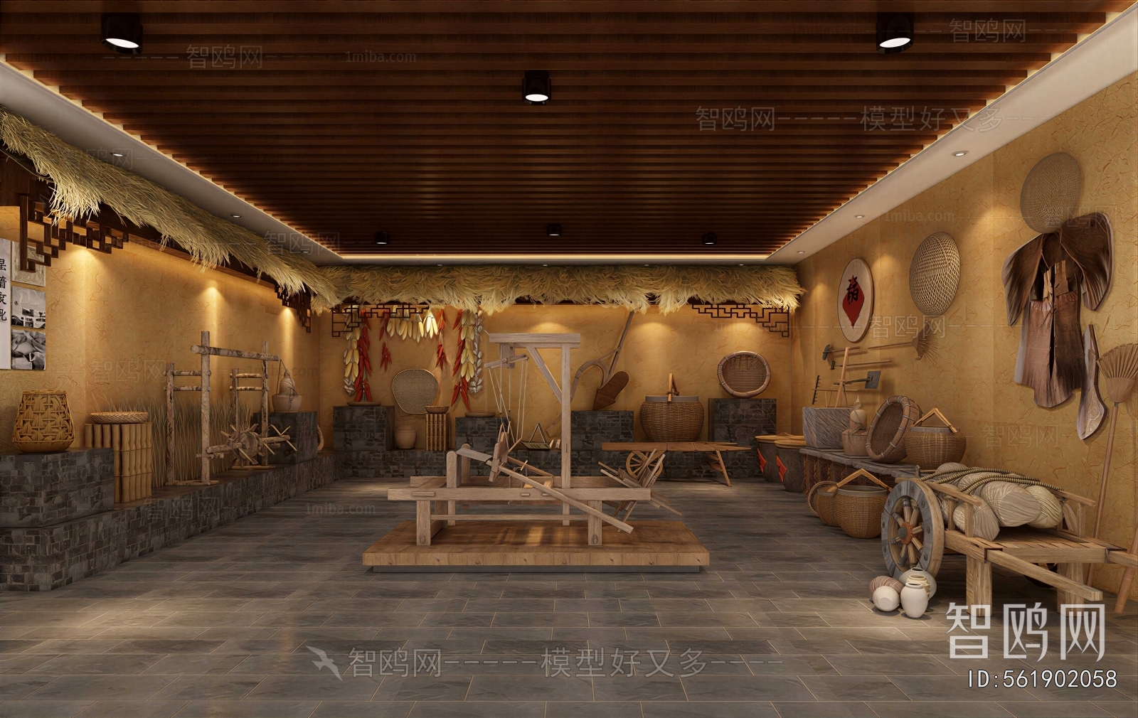 New Chinese Style Exhibition Hall