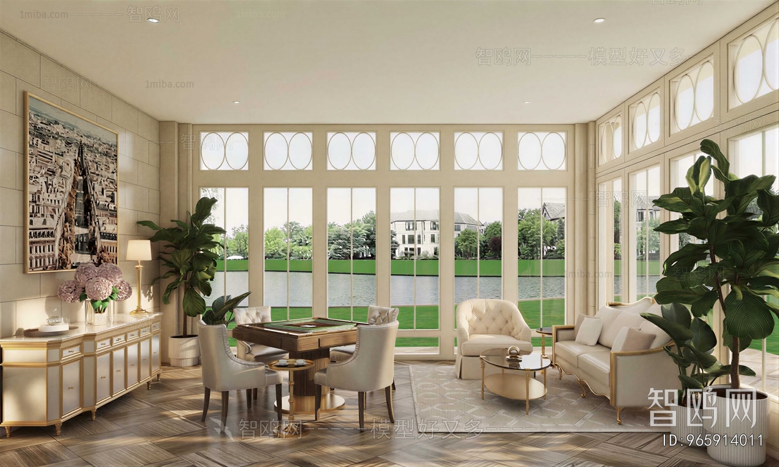 European Style Glass Sun Room