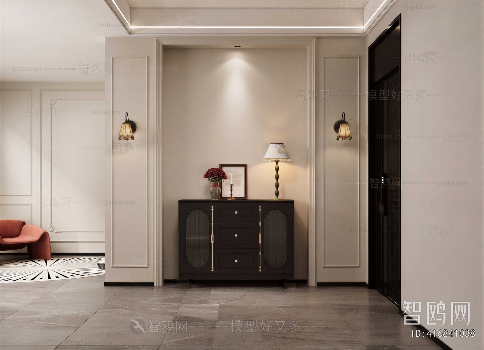 American Style Hallway