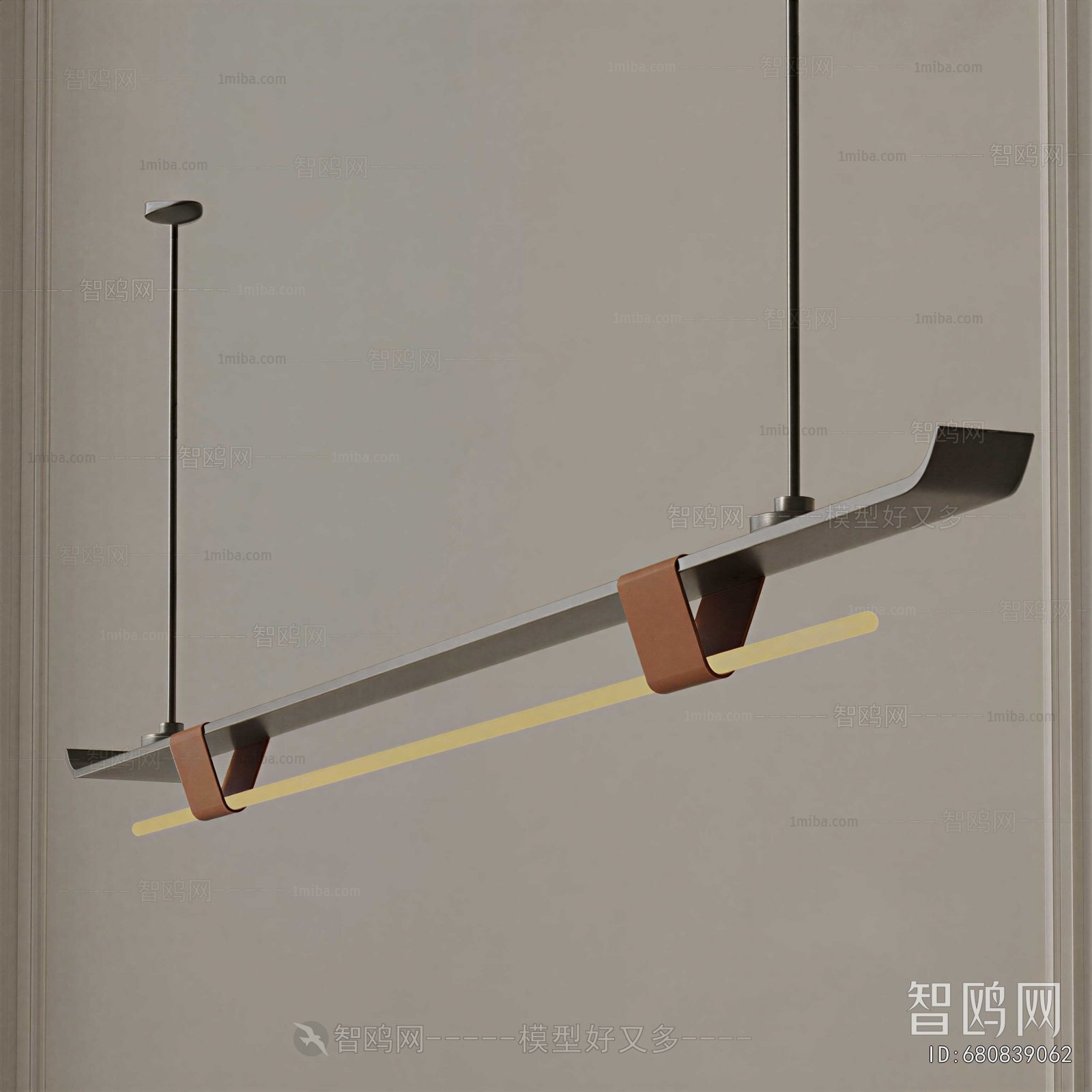 Modern Long Chandelier