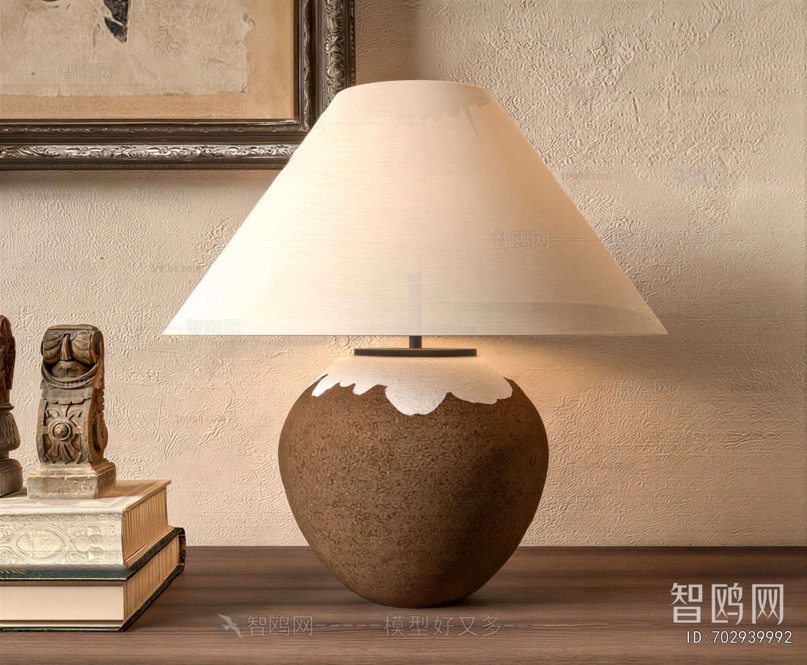 Wabi-sabi Style Table Lamp