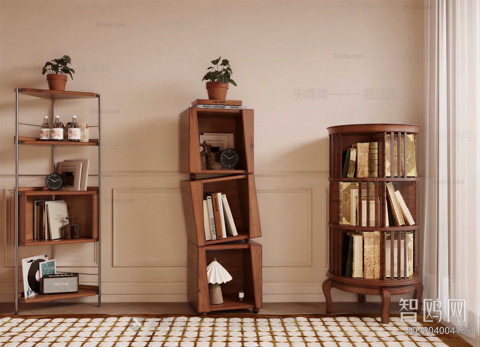 Retro Style Bookshelf