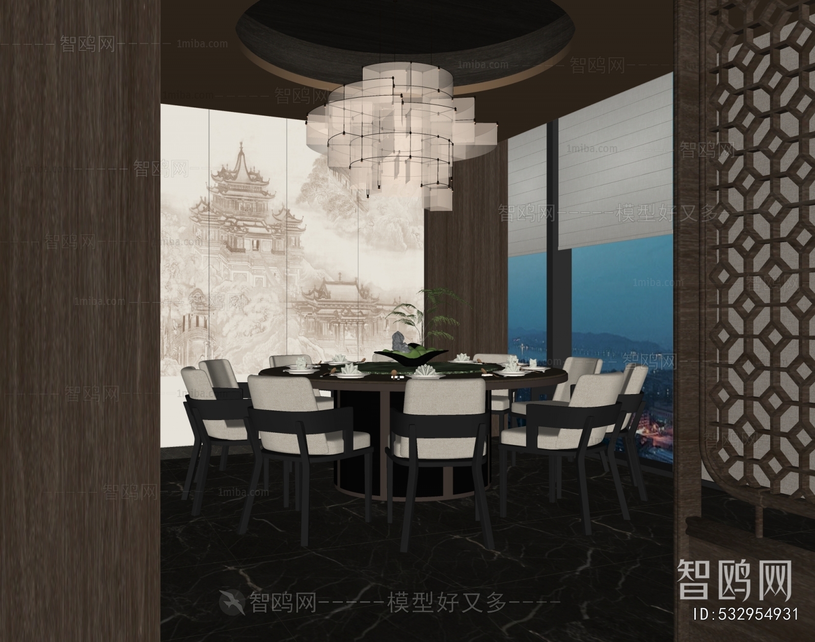 New Chinese Style Restaurant Box