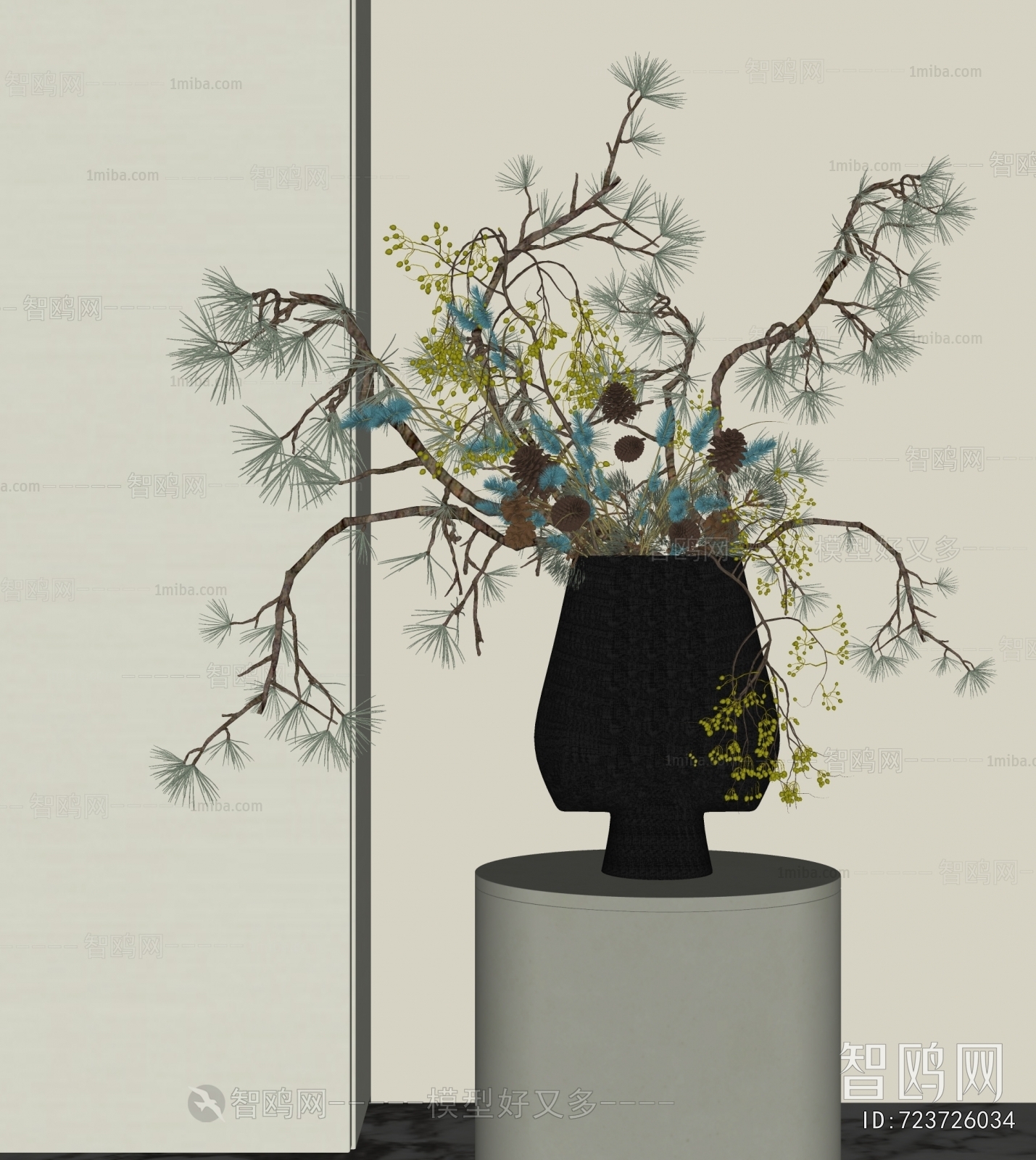 New Chinese Style Flower Arrangement