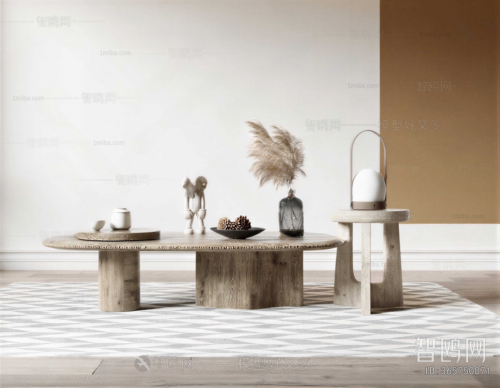 Wabi-sabi Style Coffee Table