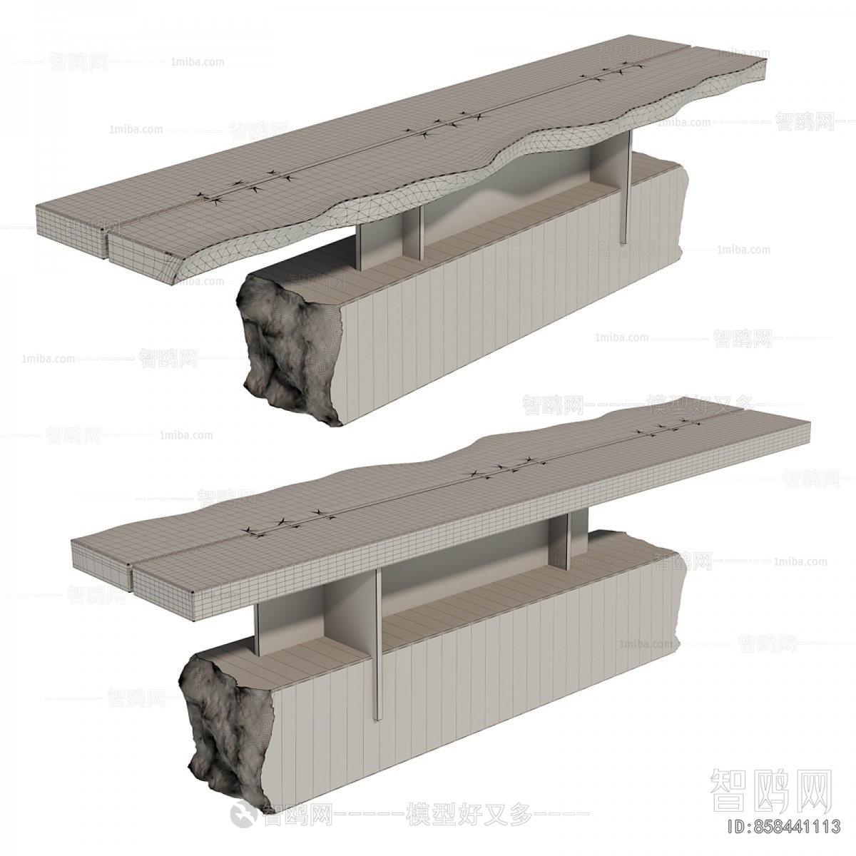 Wabi-sabi Style Console