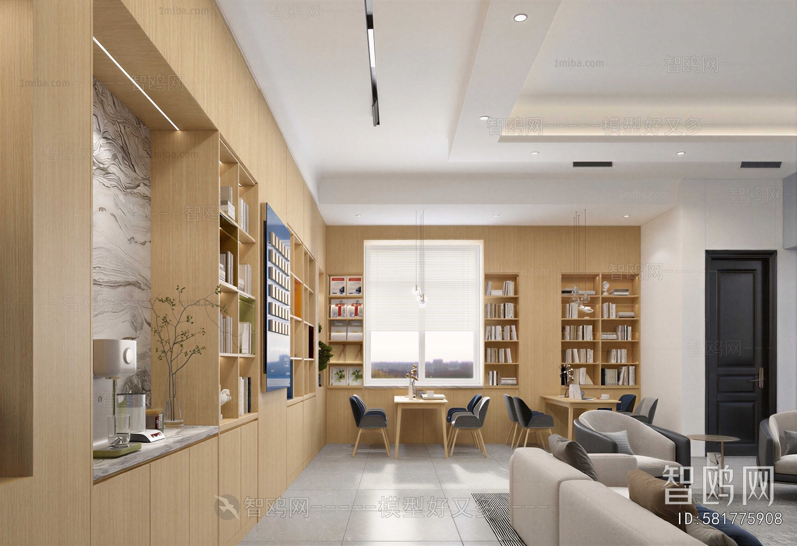 Modern Bookstore Book Bar