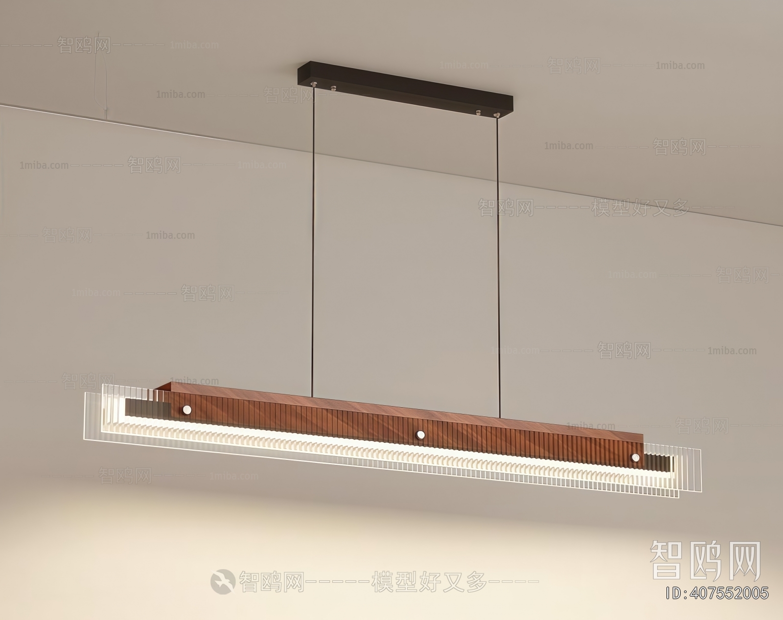 Modern Long Chandelier