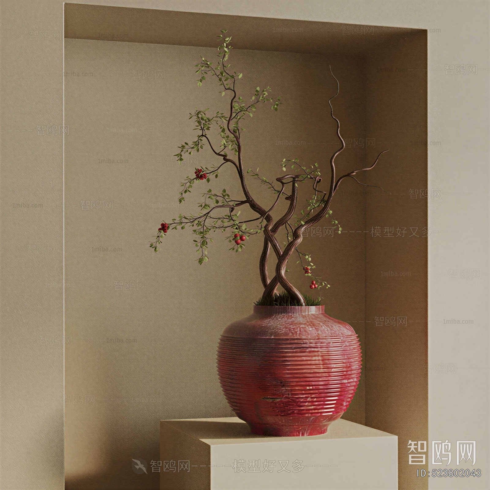 New Chinese Style Flower Arrangement