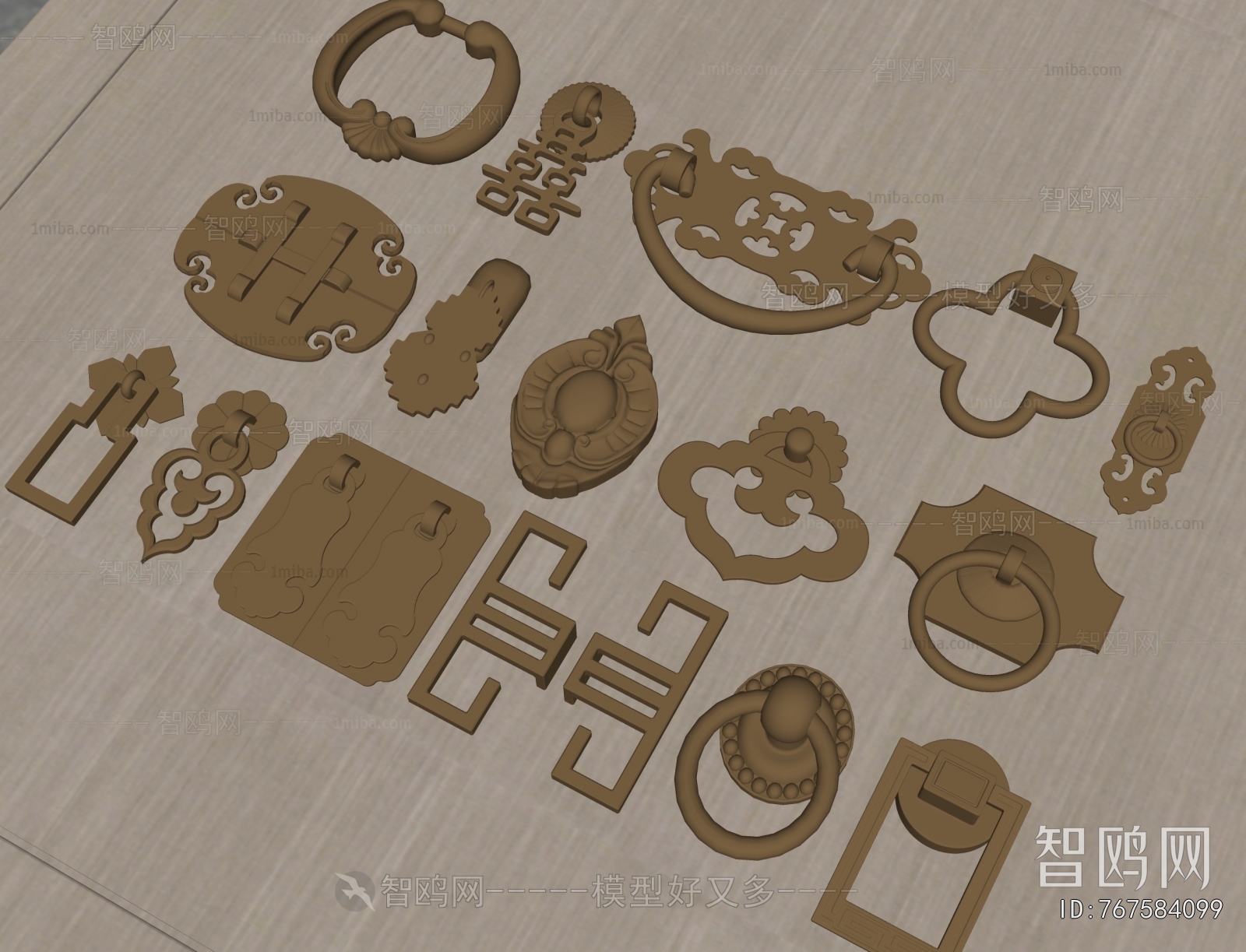 New Chinese Style Door Handle