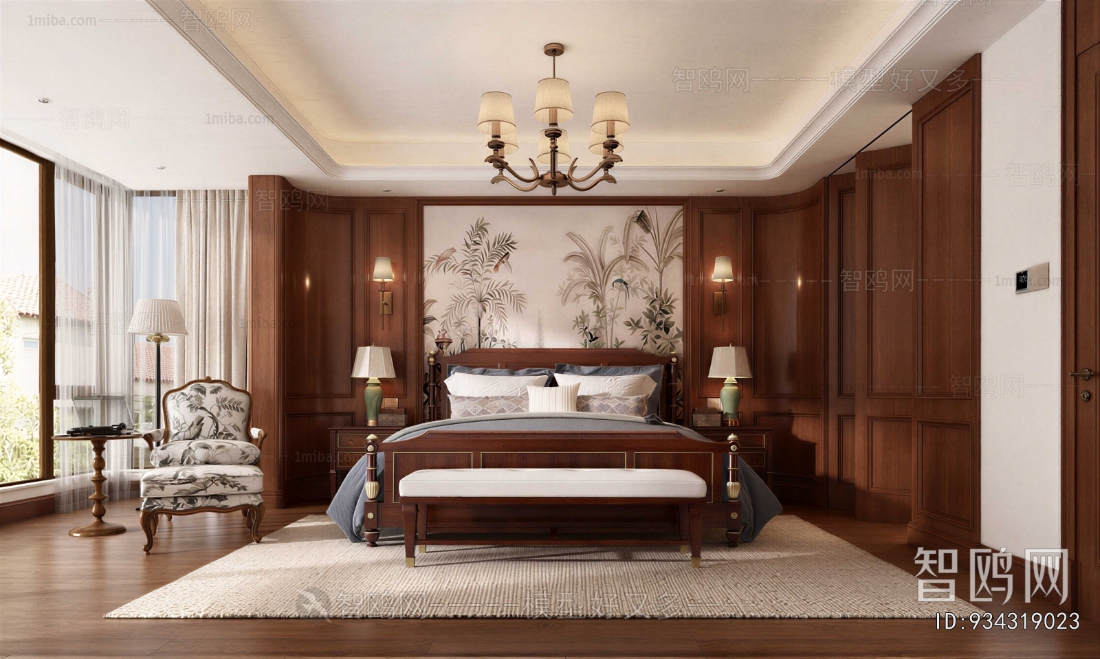 American Style Bedroom