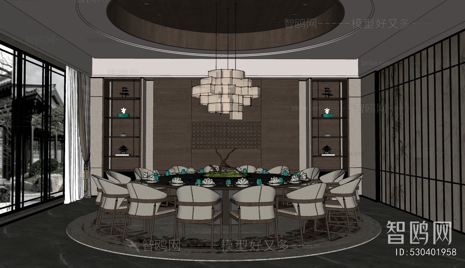 New Chinese Style Restaurant Box