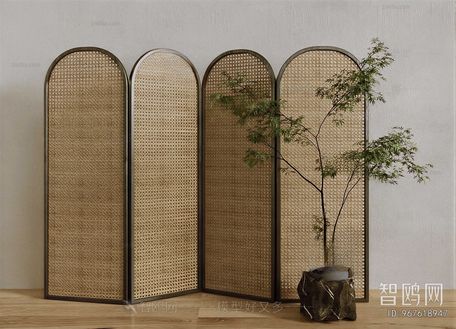 Wabi-sabi Style Partition
