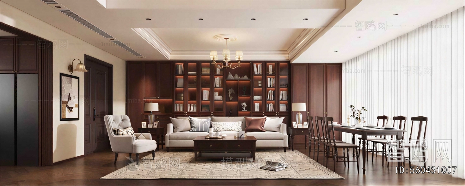 American Style A Living Room