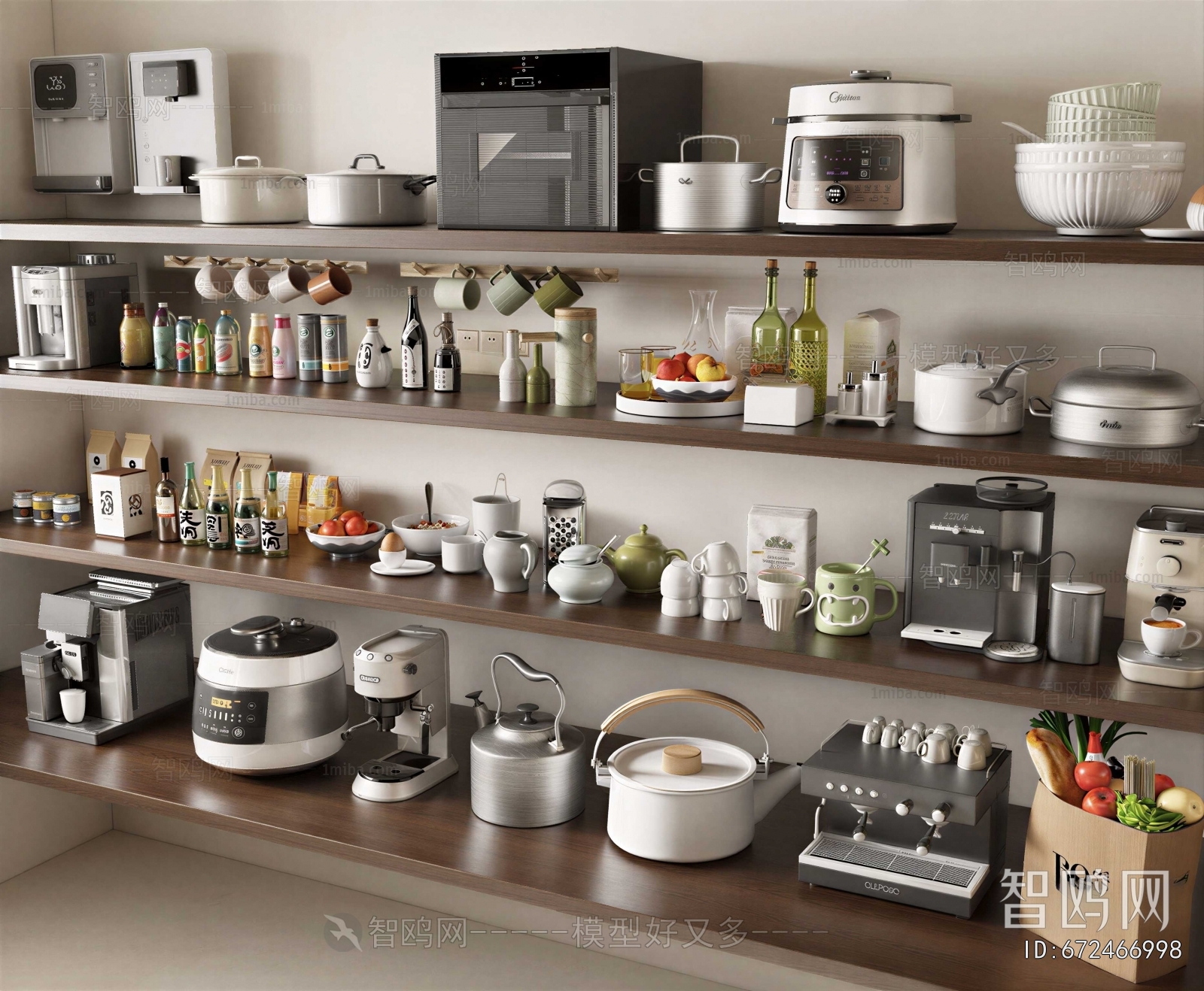 Modern Electric Kitchen Appliances