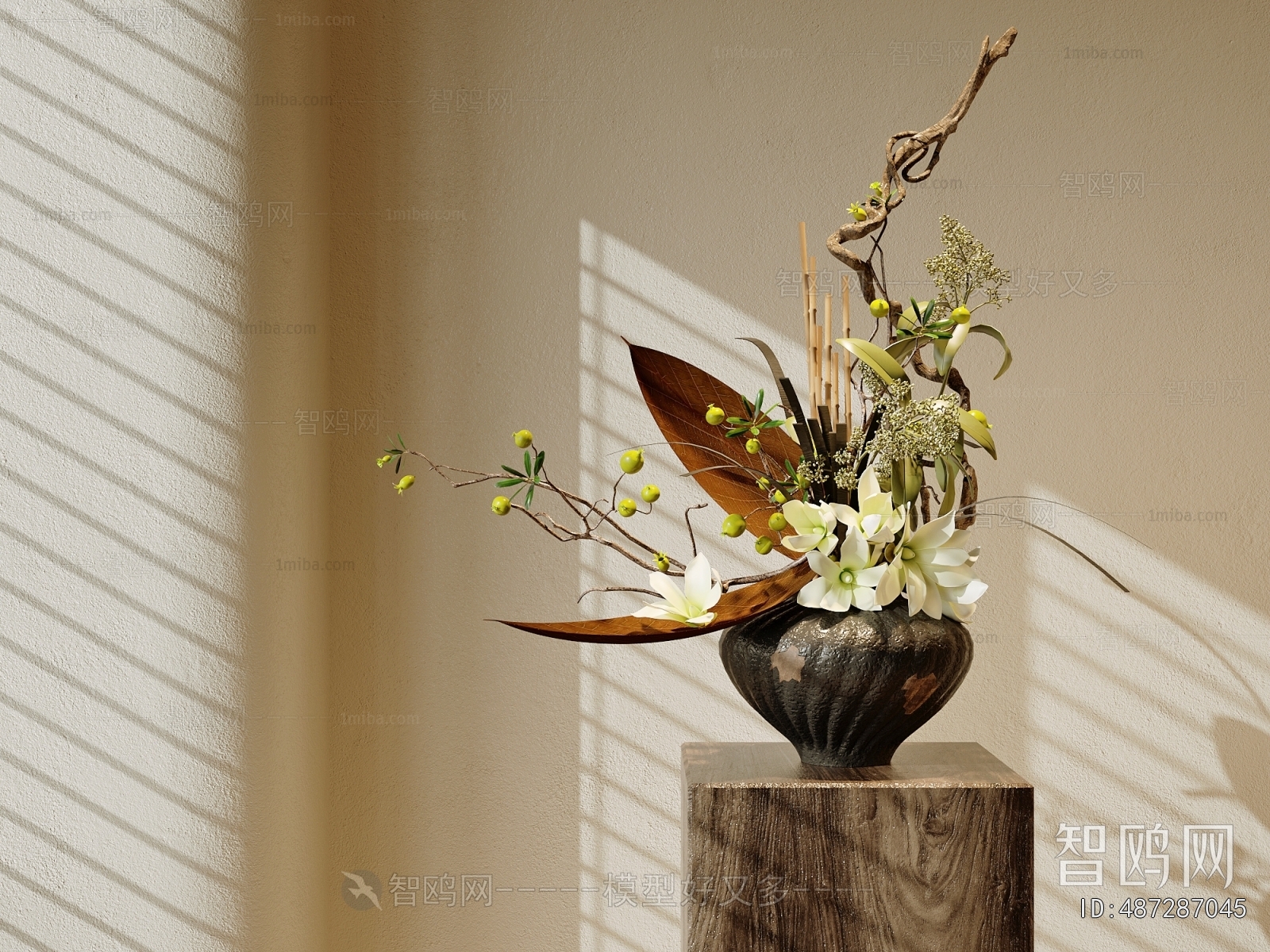 New Chinese Style Flower Arrangement