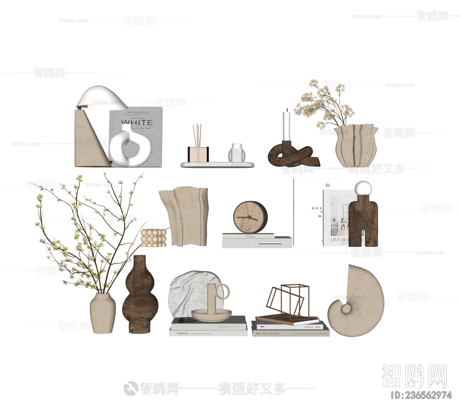 Wabi-sabi Style Decorative Set