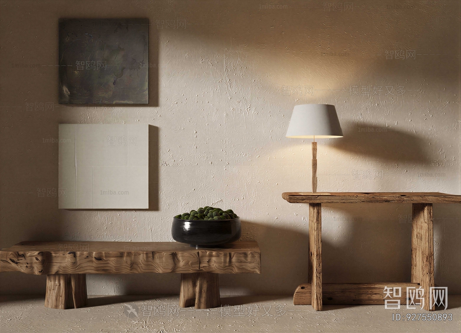 Wabi-sabi Style Console