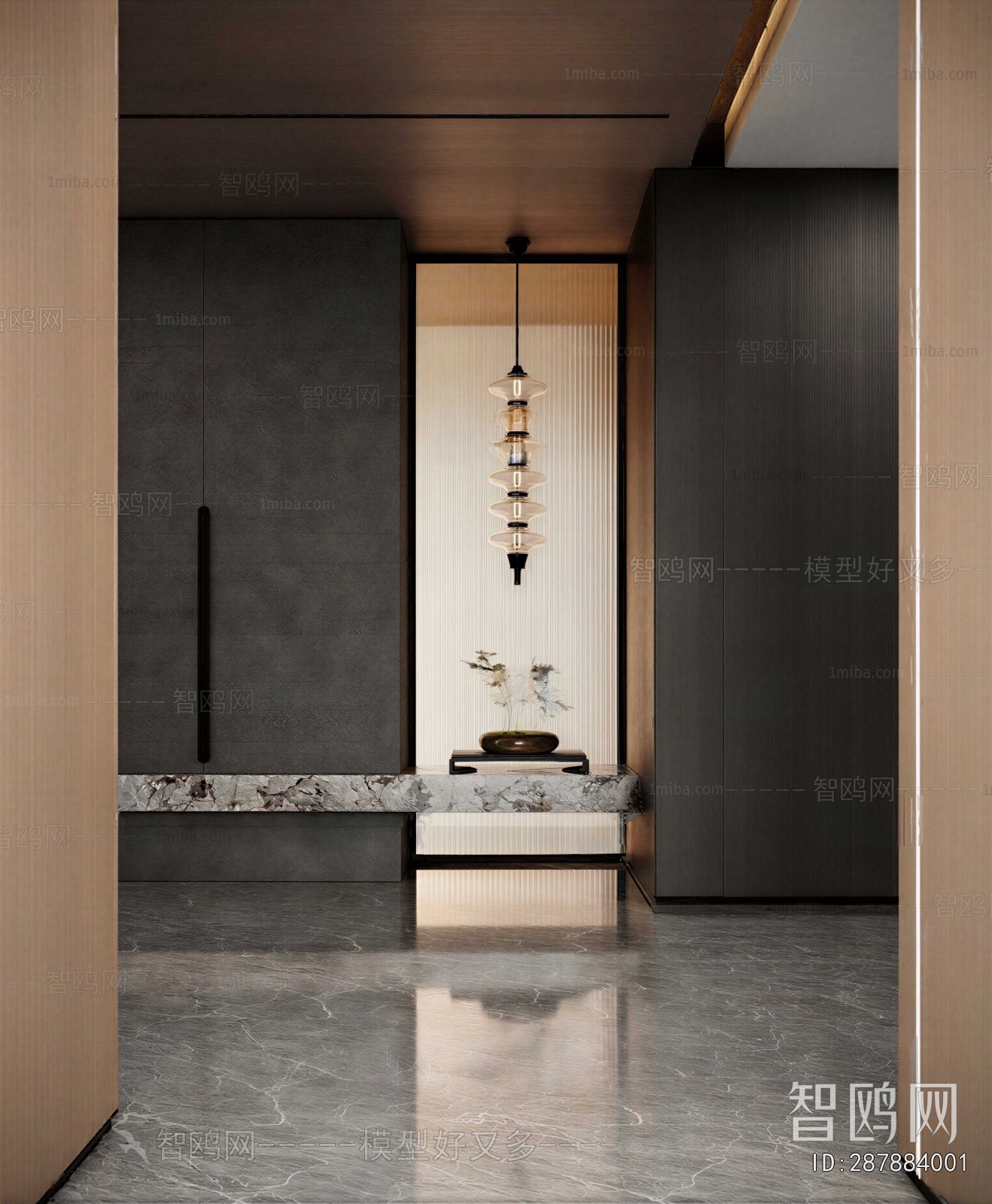 New Chinese Style Hallway