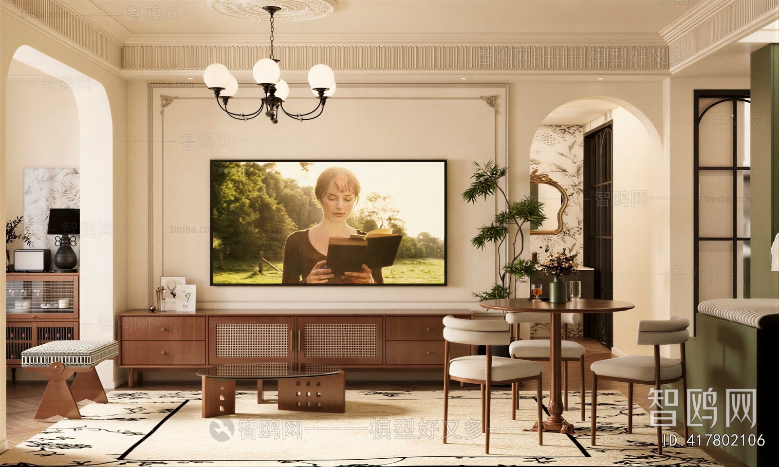 French Style A Living Room