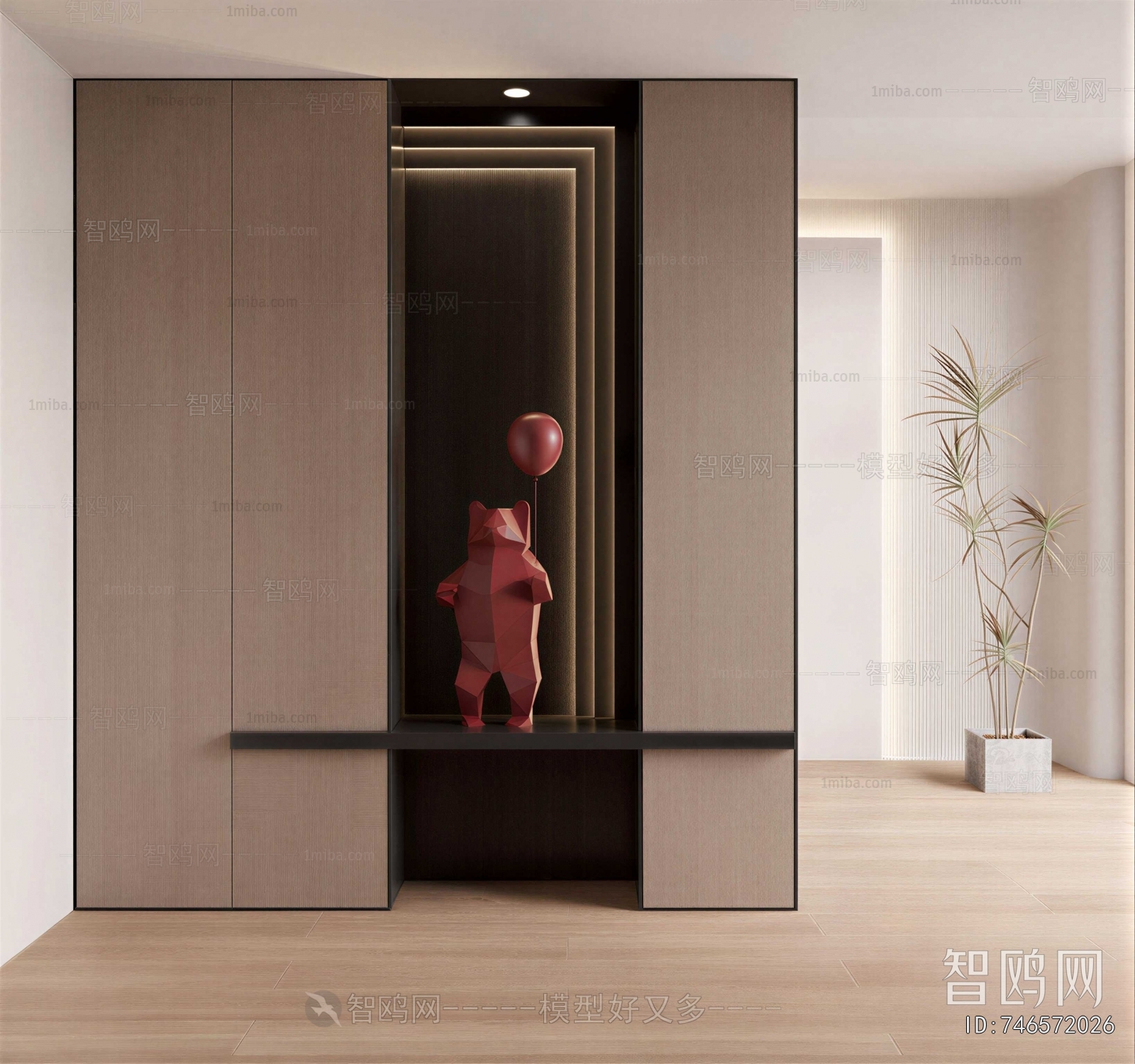 Modern Entrance Cabinet