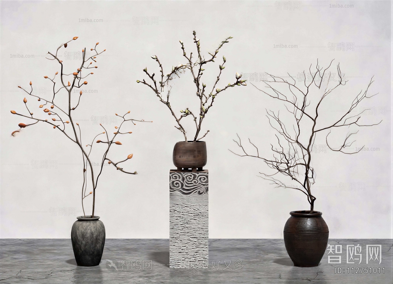 Wabi-sabi Style Dried Branch