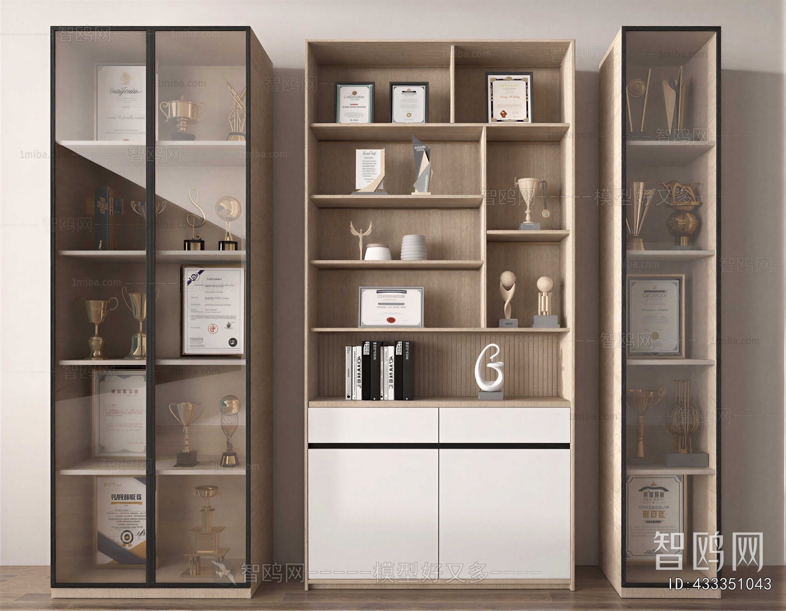 Modern Flag/badge/trophy/certificate