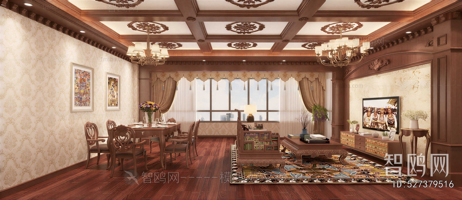 European Style A Living Room