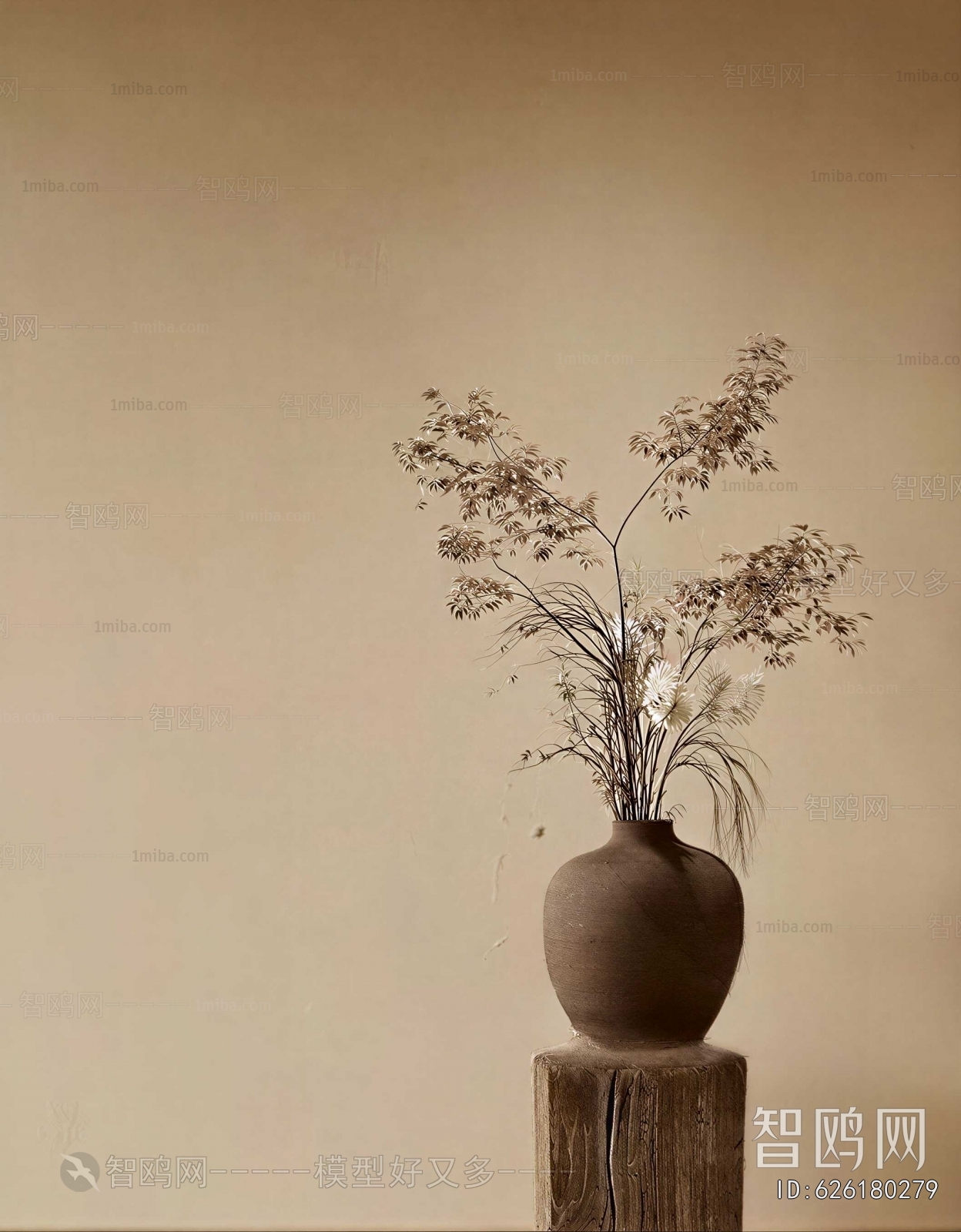 Wabi-sabi Style Dried Branch
