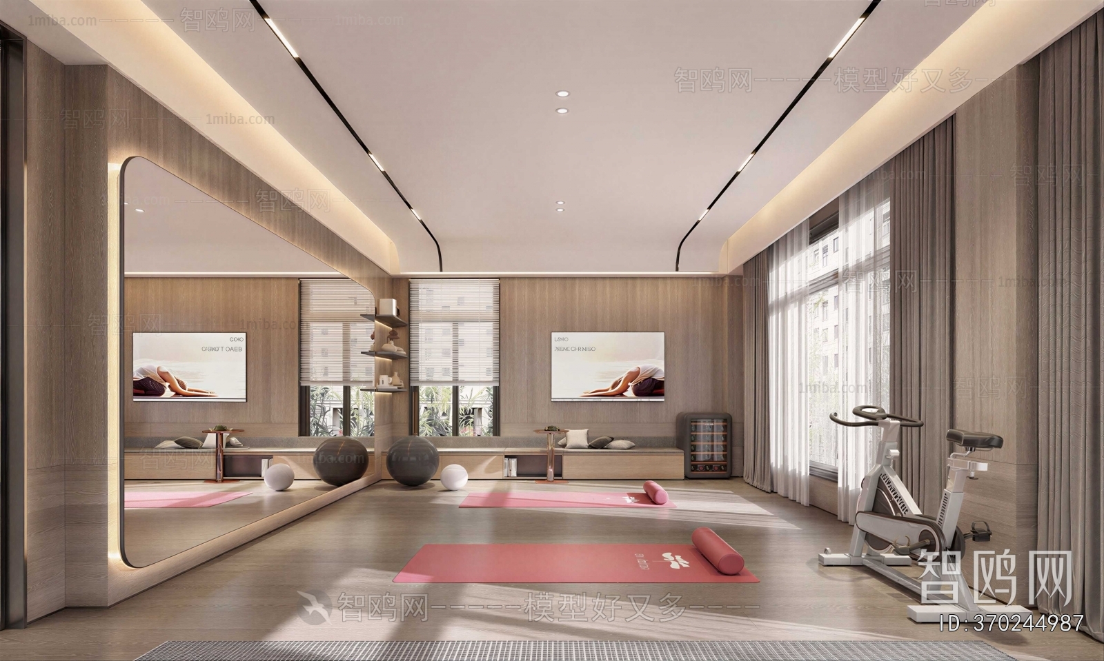 Modern Yoga Room