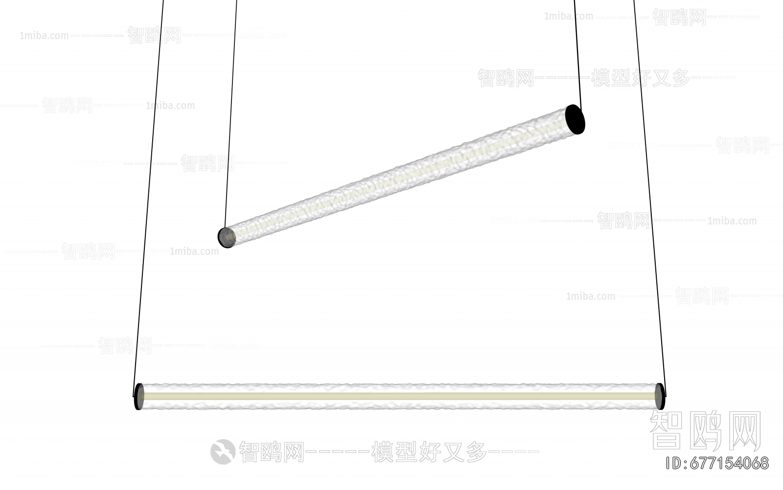 Modern Long Chandelier