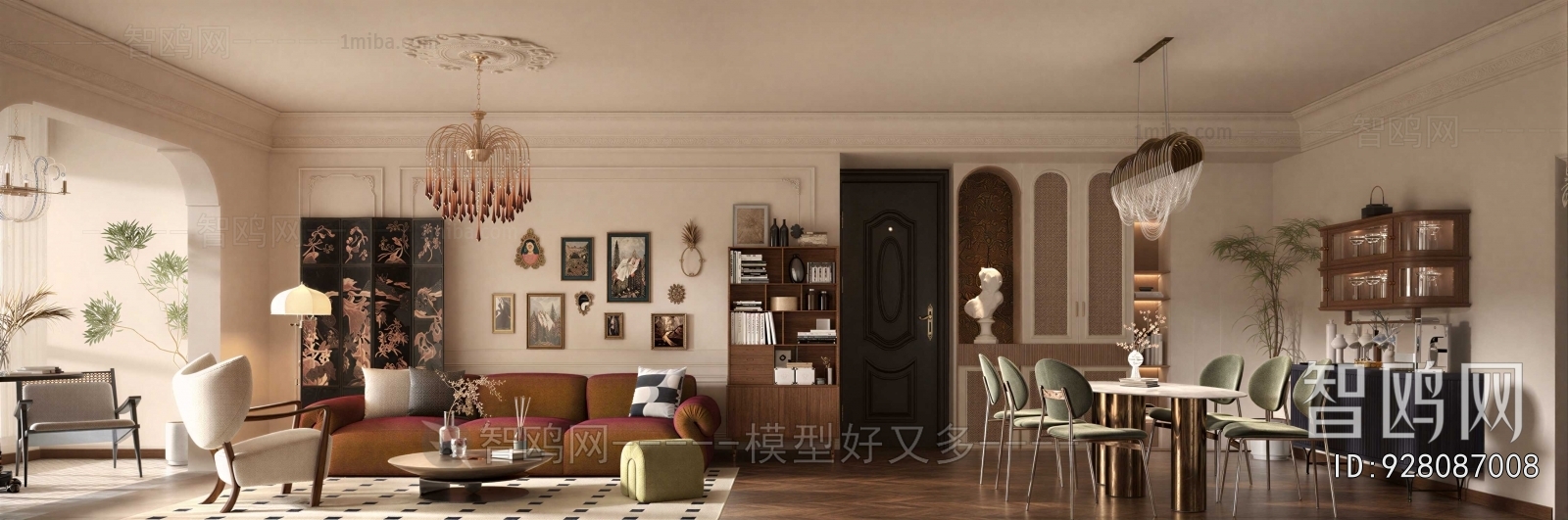 French Style A Living Room