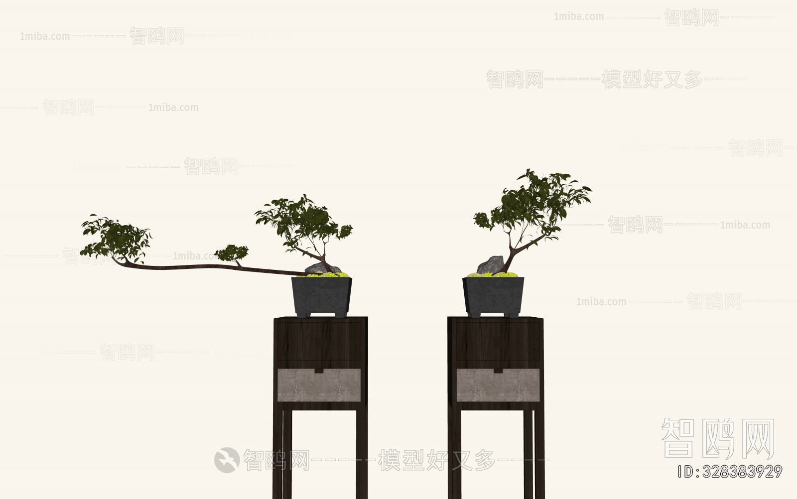 New Chinese Style Bonsai