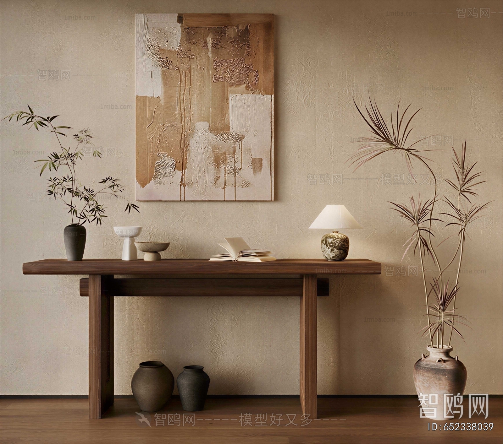 Wabi-sabi Style Console