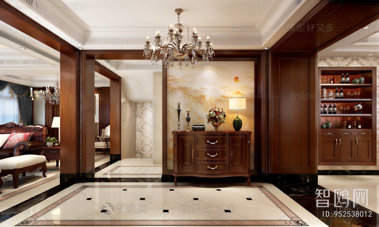 European Style Hallway