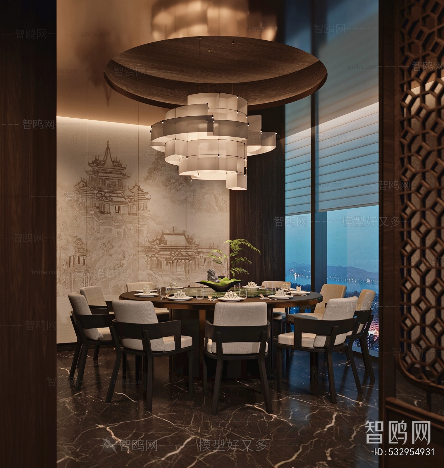 New Chinese Style Restaurant Box